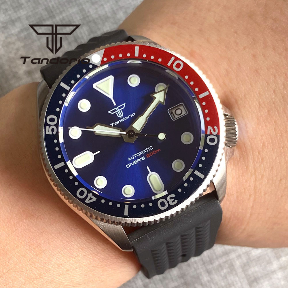 Tandorio NH35A 37mm Automatic  – Rubber Strap Diver recenzja i cena
