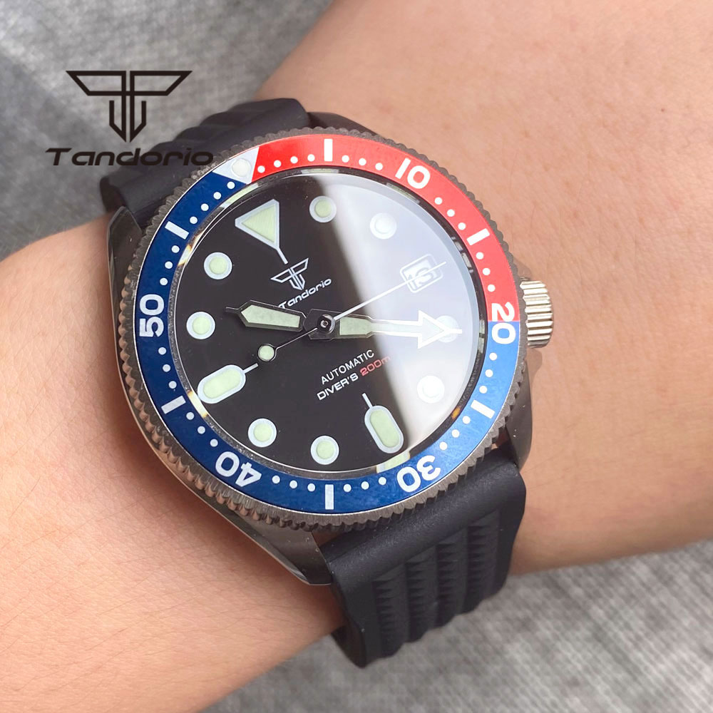 Tandorio NH35A 37mm Automatic  – Rubber Strap Diver recenzja i cena