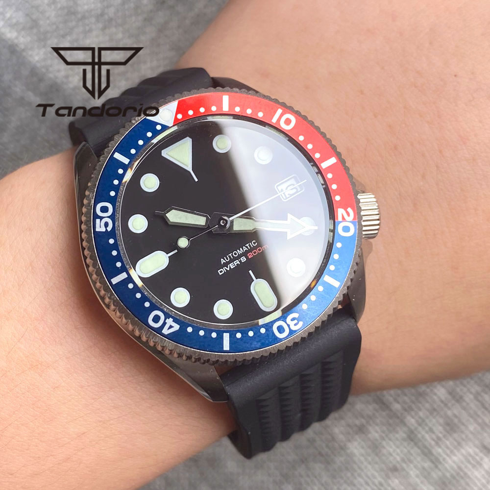 Tandorio NH35A 37mm Automatic  – Rubber Strap Diver recenzja i cena