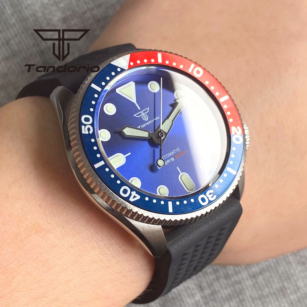 Tandorio NH35A 37mm Automatic  – Rubber Strap Diver recenzja i cena