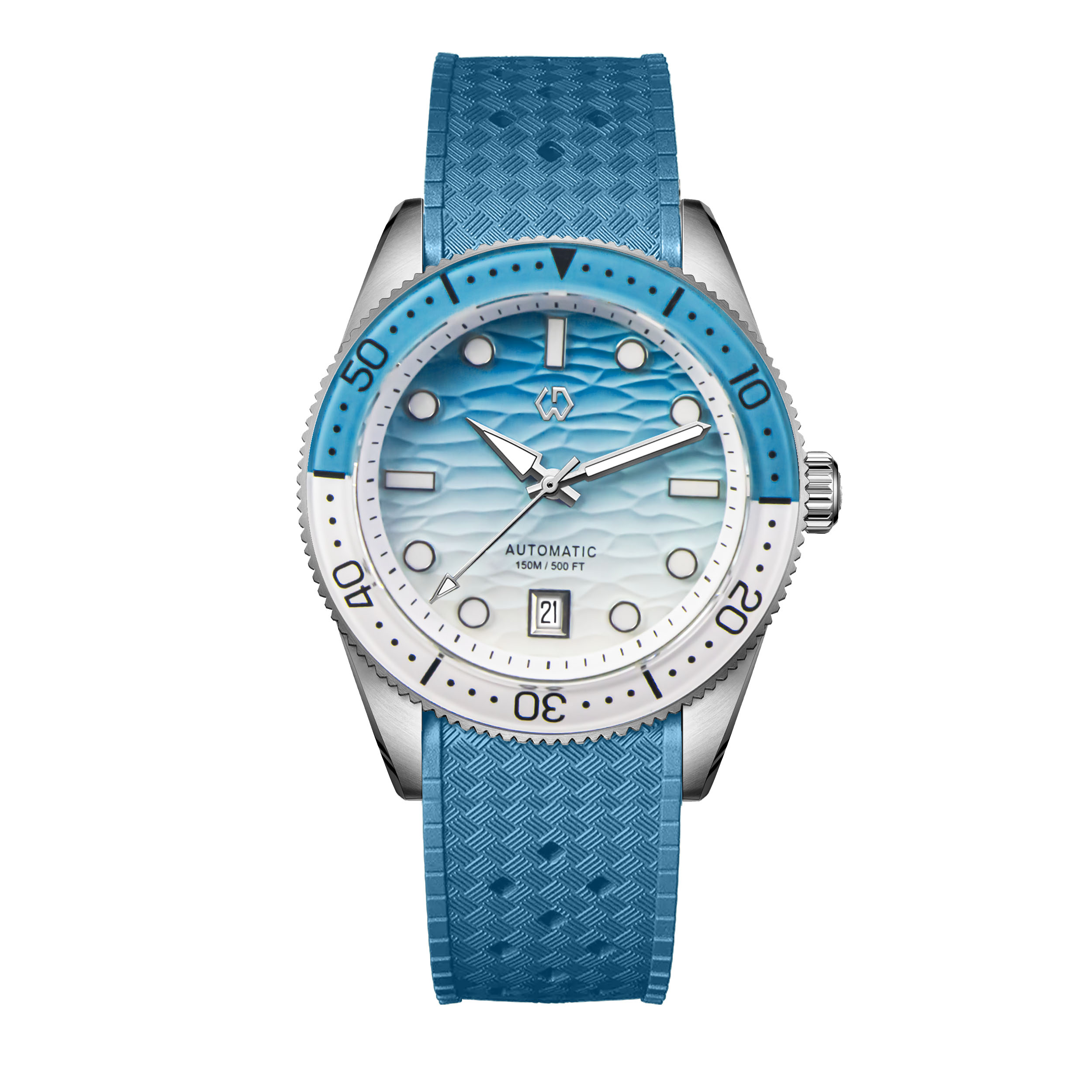 40mm Diver Watch Texture Men's – Rubber Strap Diver recenzja i cena