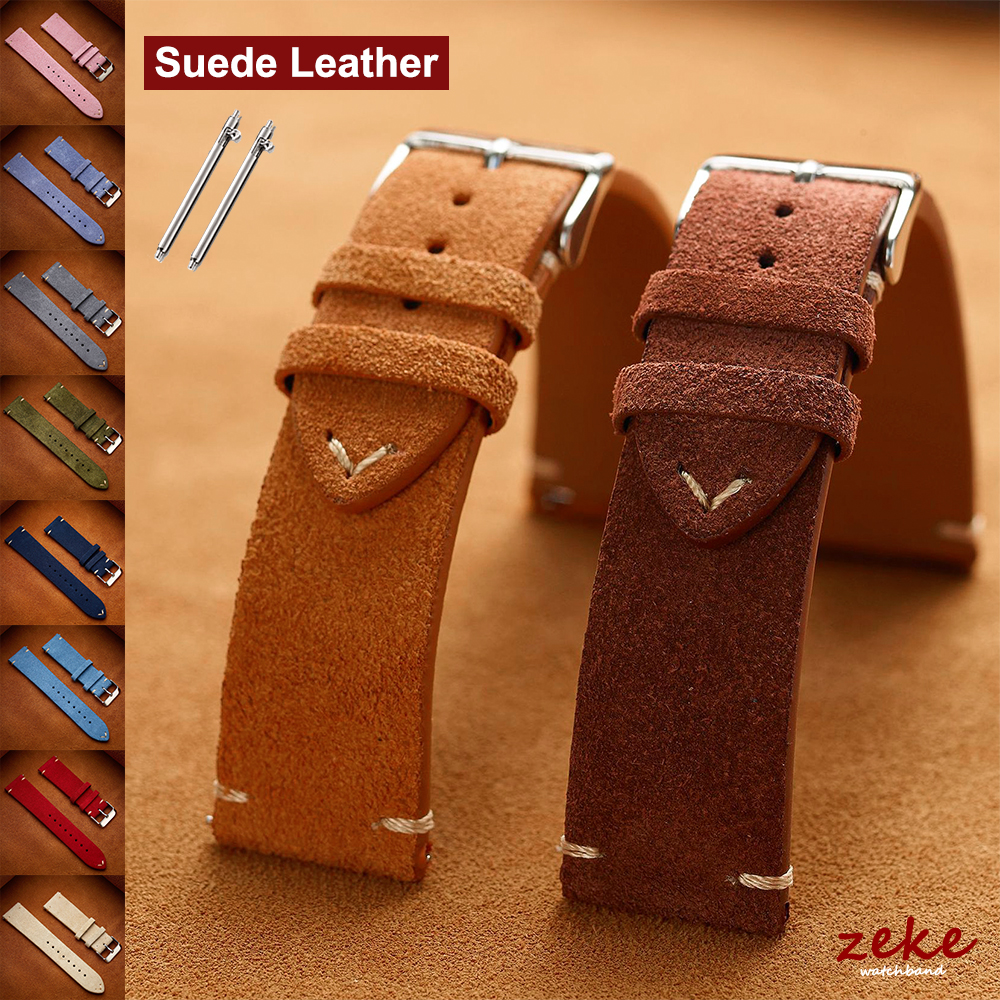 Brown Genuine Leather Watch Ba – Suede Strap Watch recenzja i cena