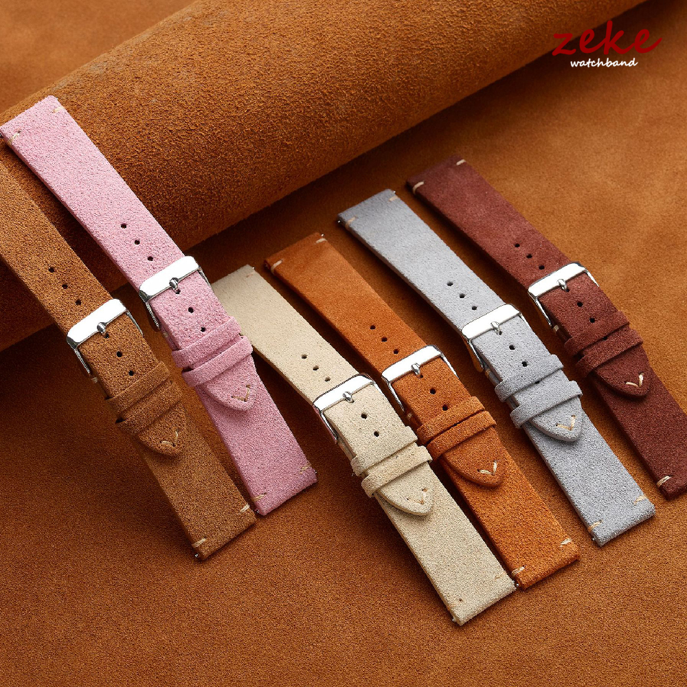 Brown Genuine Leather Watch Ba – Suede Strap Watch recenzja i cena