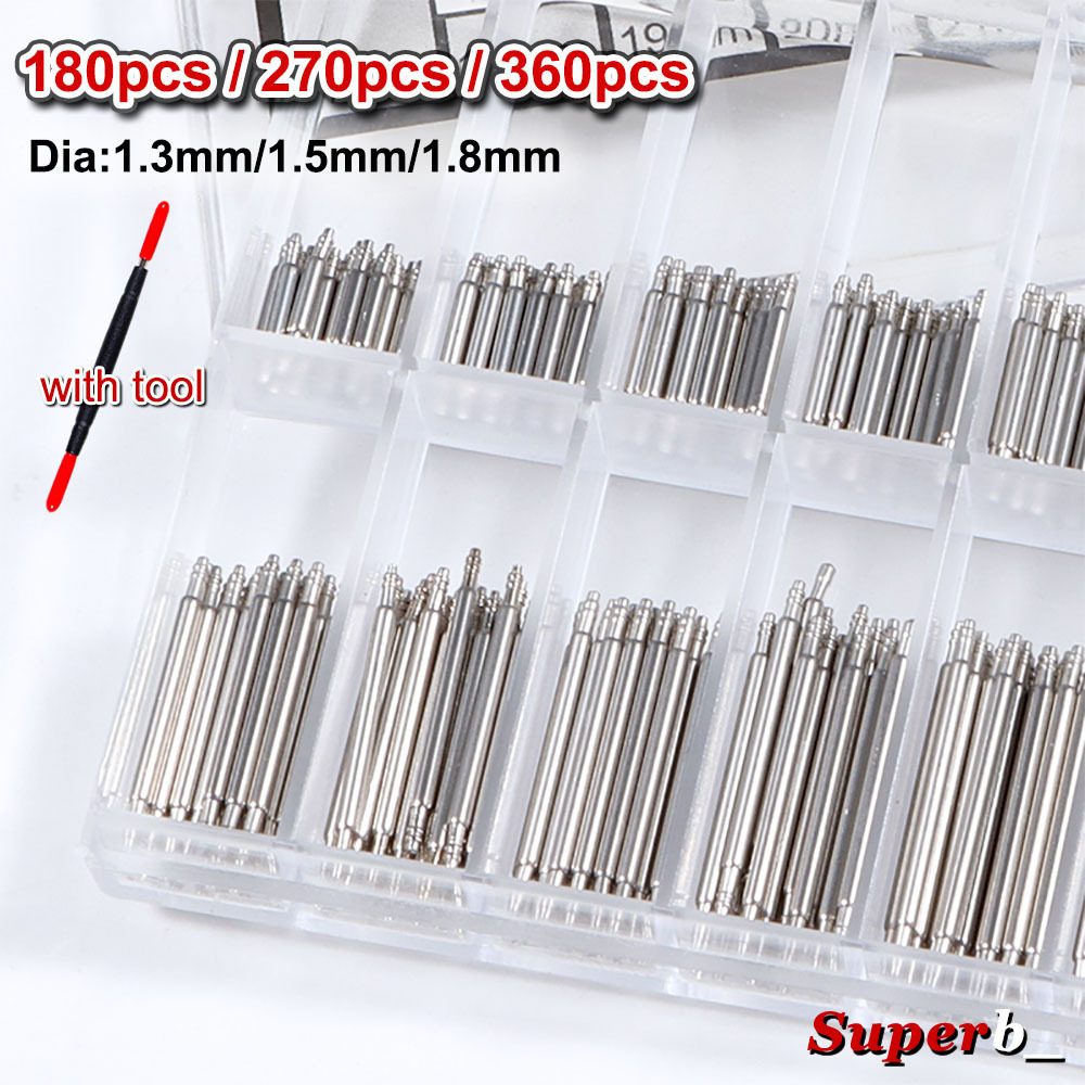 360pcs Dia 1.3mm/1.5mm/1.8mm S – Spring Bar Tool Set recenzja i cena