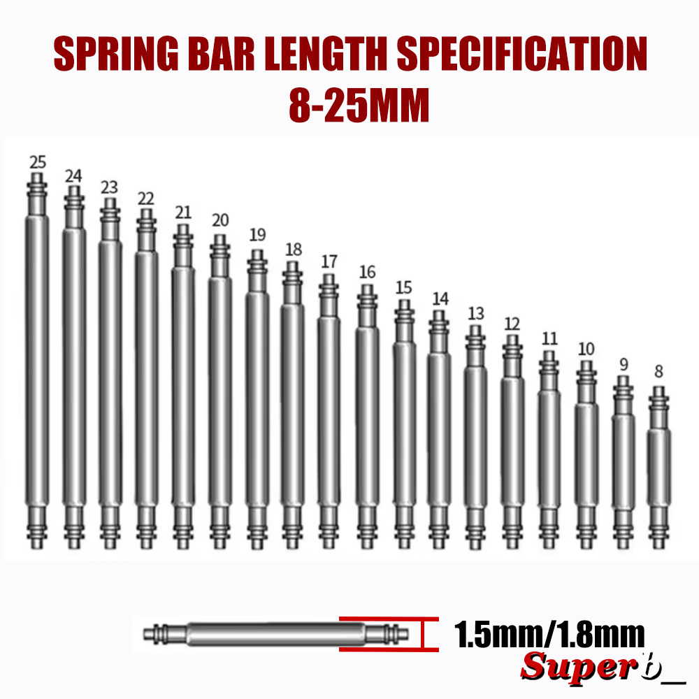 360pcs Dia 1.3mm/1.5mm/1.8mm S – Spring Bar Tool Set recenzja i cena