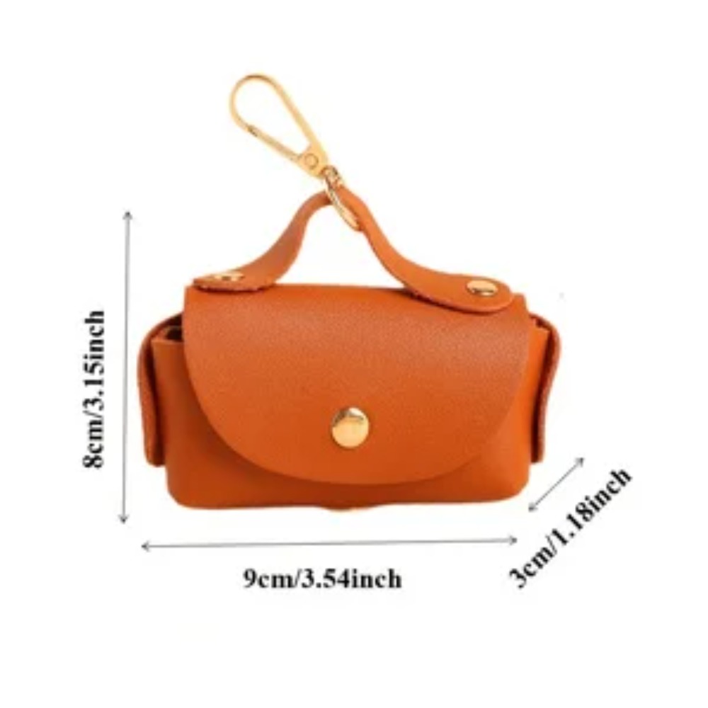 Elegant Leather Dog Poop Bag C – Leather Strap Quick Release recenzja i cena
