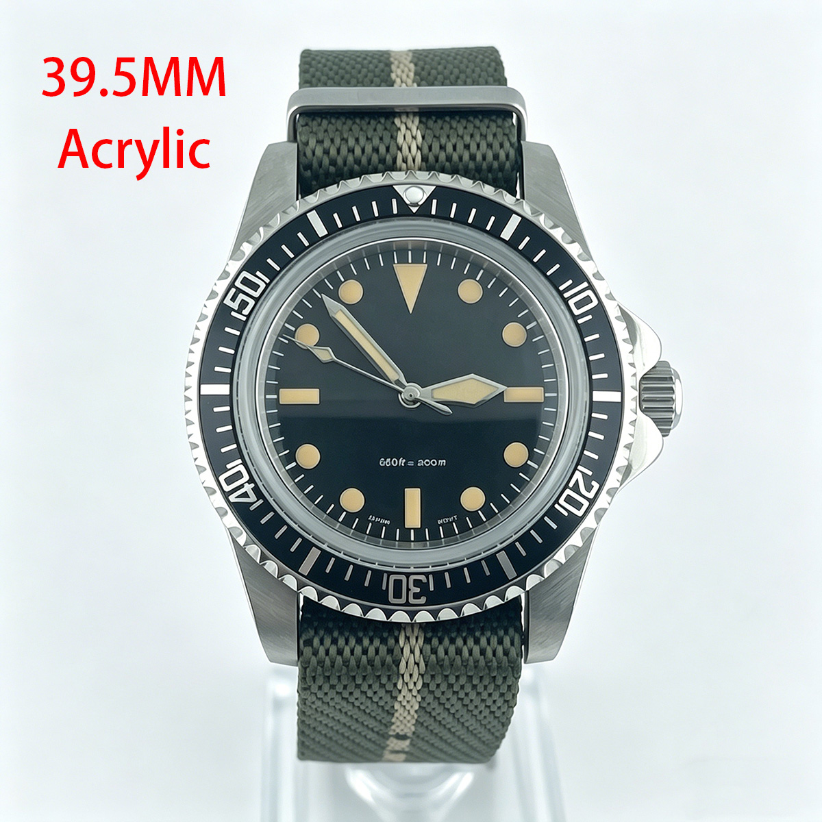 39.5mm Diver Retro watch acryl – Tropic Strap Vintage recenzja i cena