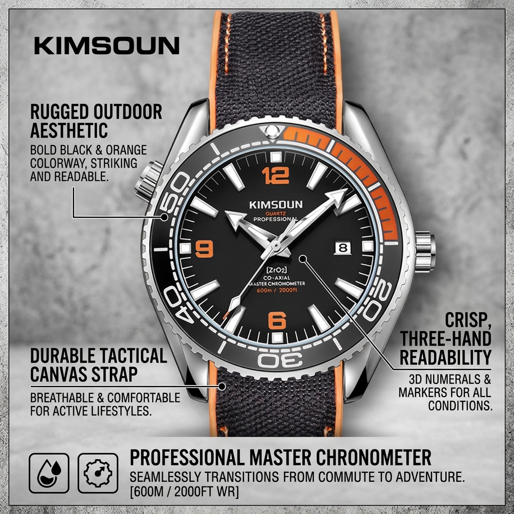 1 piece sporty men's watch wit – Canvas Strap Watch recenzja i cena
