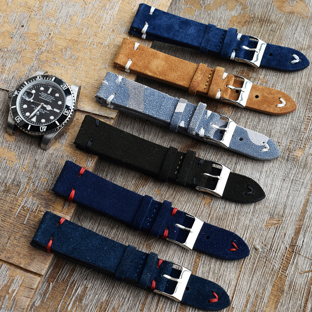 High Quality Vintage Suede Lea – Suede Strap Watch recenzja i cena