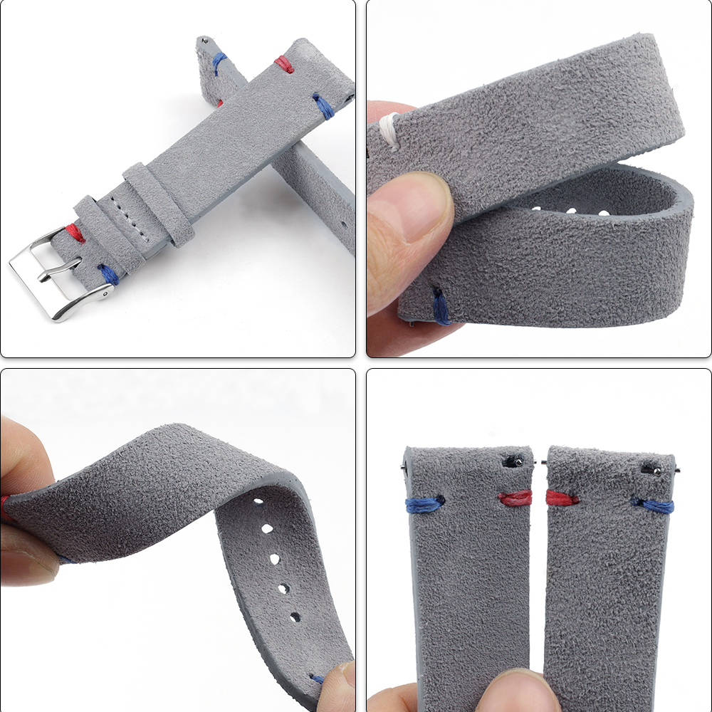 High Quality Vintage Suede Lea – Suede Strap Watch recenzja i cena