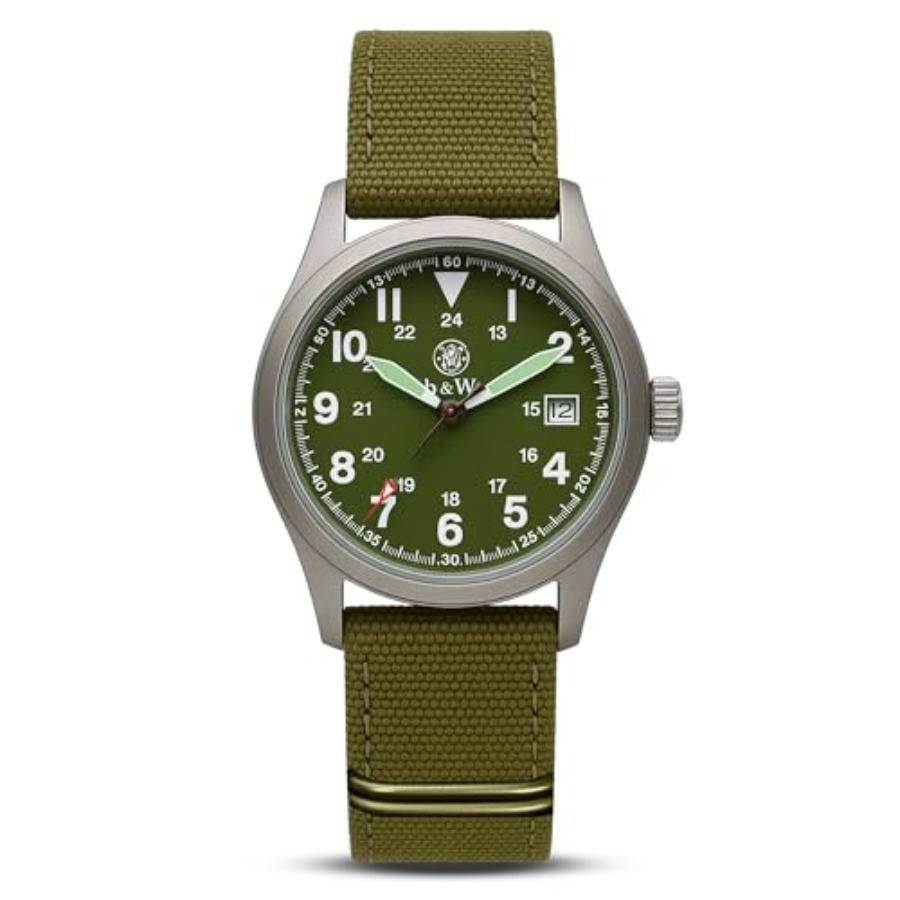 Men's Military Watch, 3 Interc – Canvas Strap Watch recenzja i cena