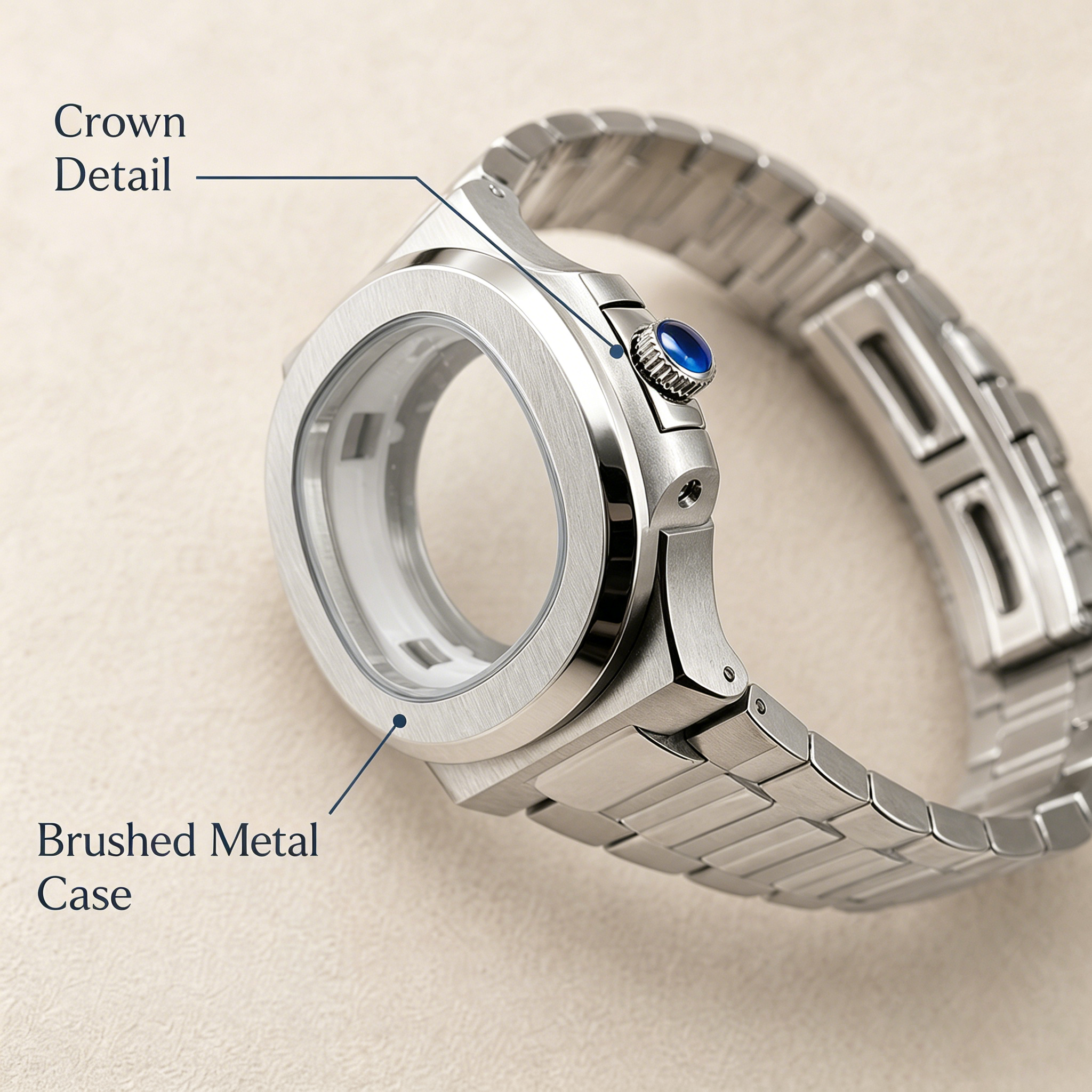 40mm Nautilus Watch Case Mod K – Butterfly Clasp Deployant recenzja i cena