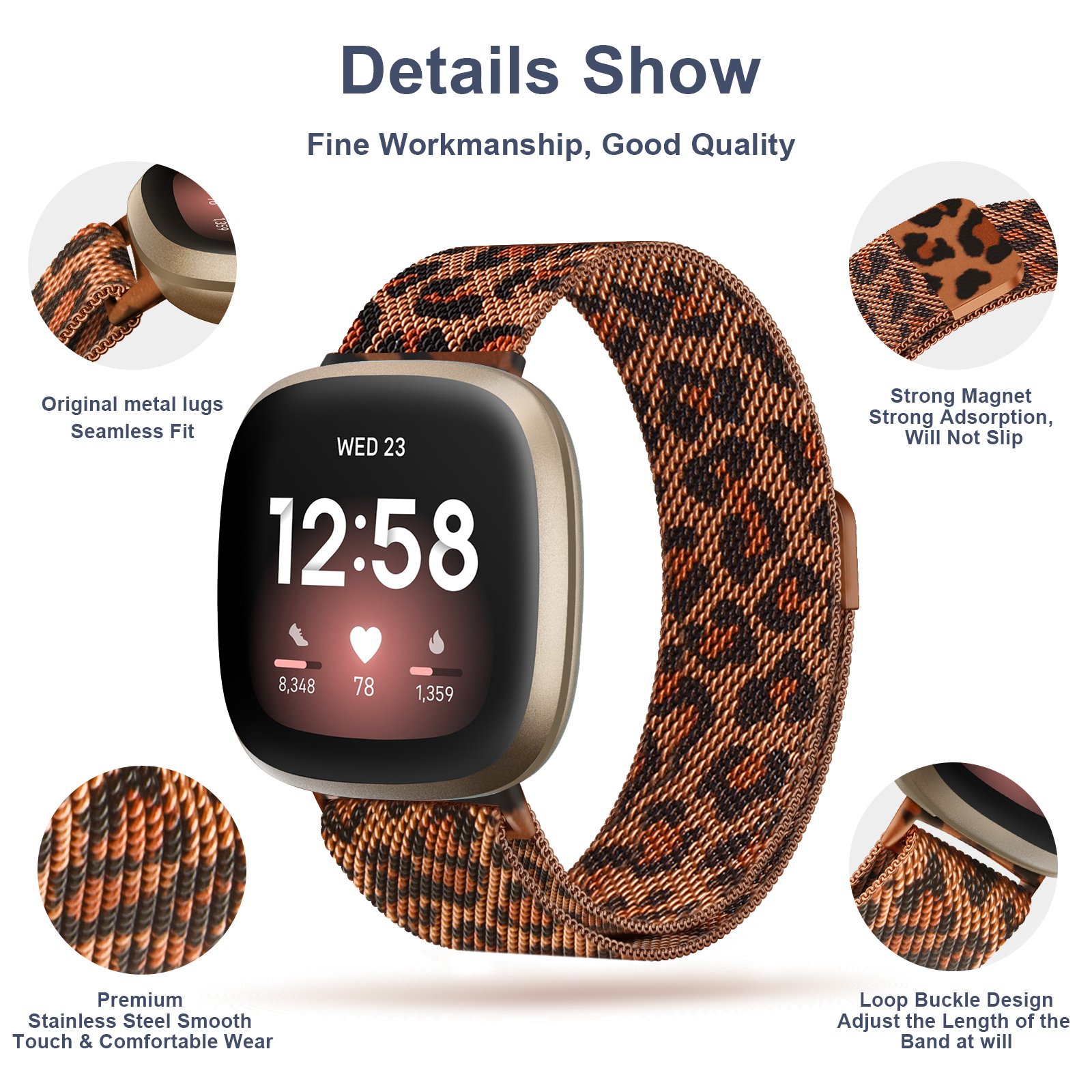 Mental Magnetic Strap for Fitb – Milanese Loop Magnetic recenzja i cena