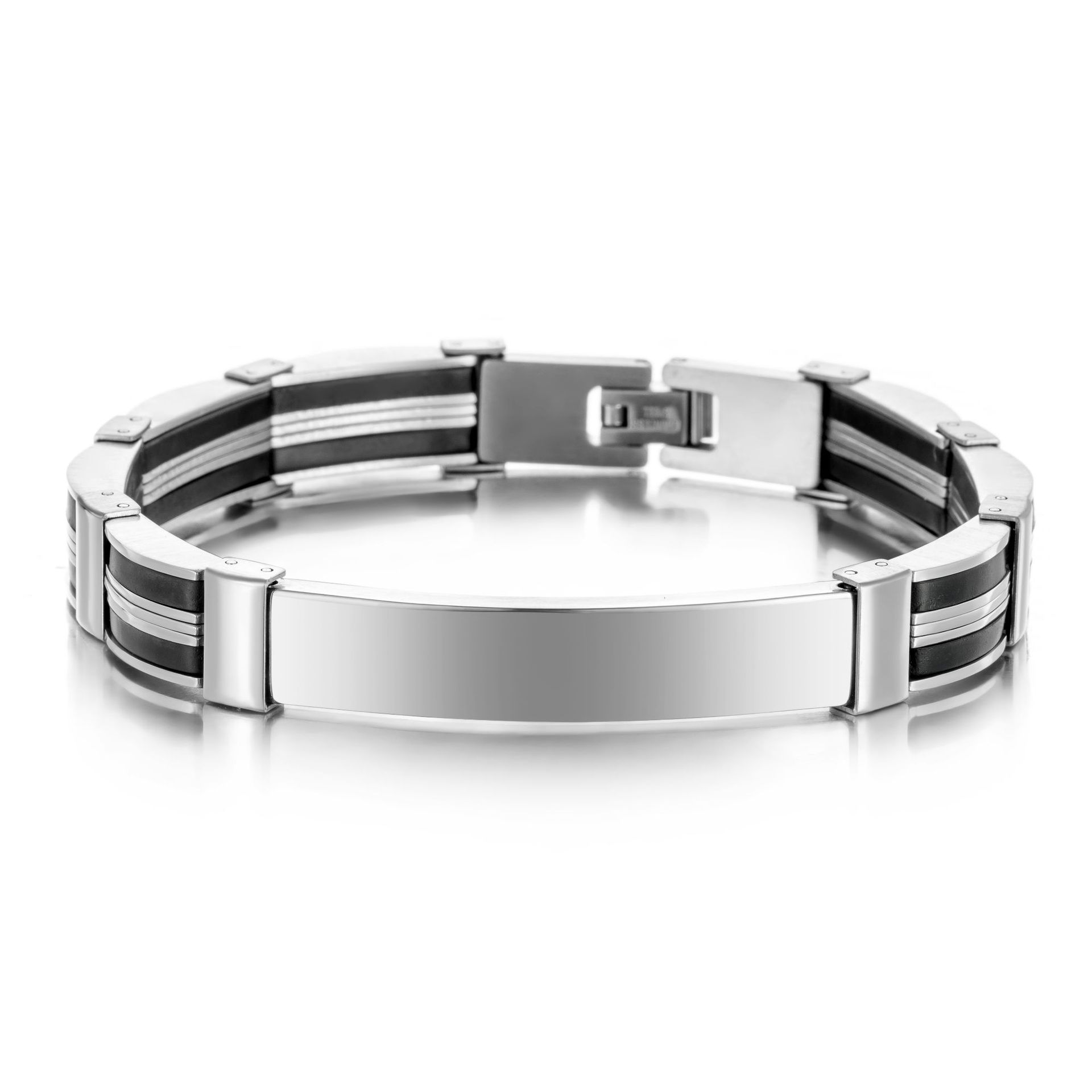 Punk Custom TEXT Name Men Stai – Silicone Band Women recenzja i cena