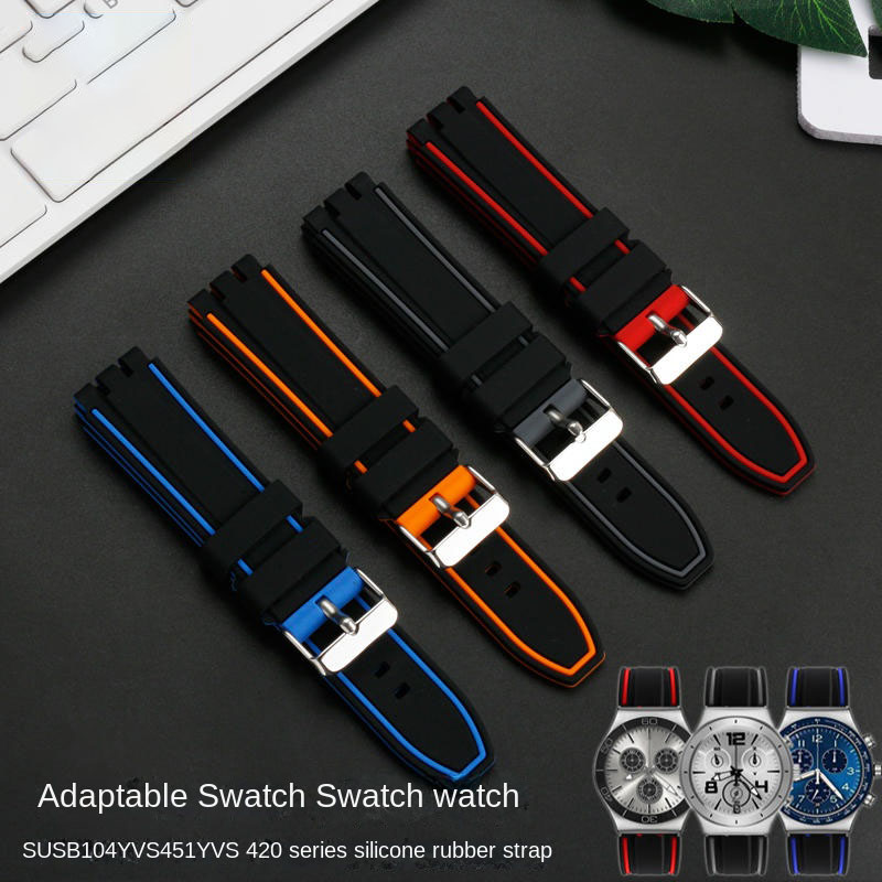 For Swatch Watch Strap YVS400  – Rubber Strap Diver recenzja i cena