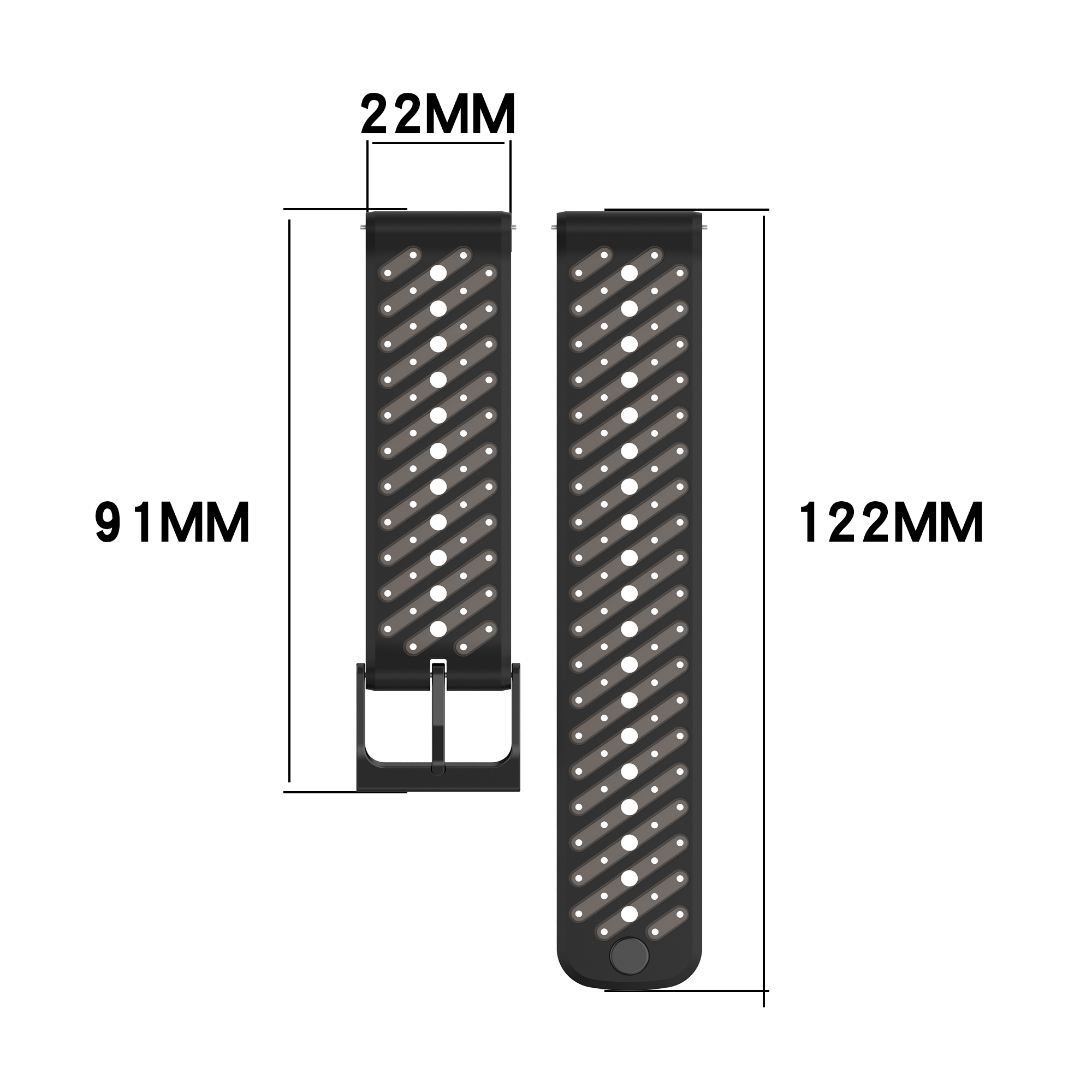 Silicone Sports Band For Suunt – Silicone Watch Band 22Mm recenzja i cena