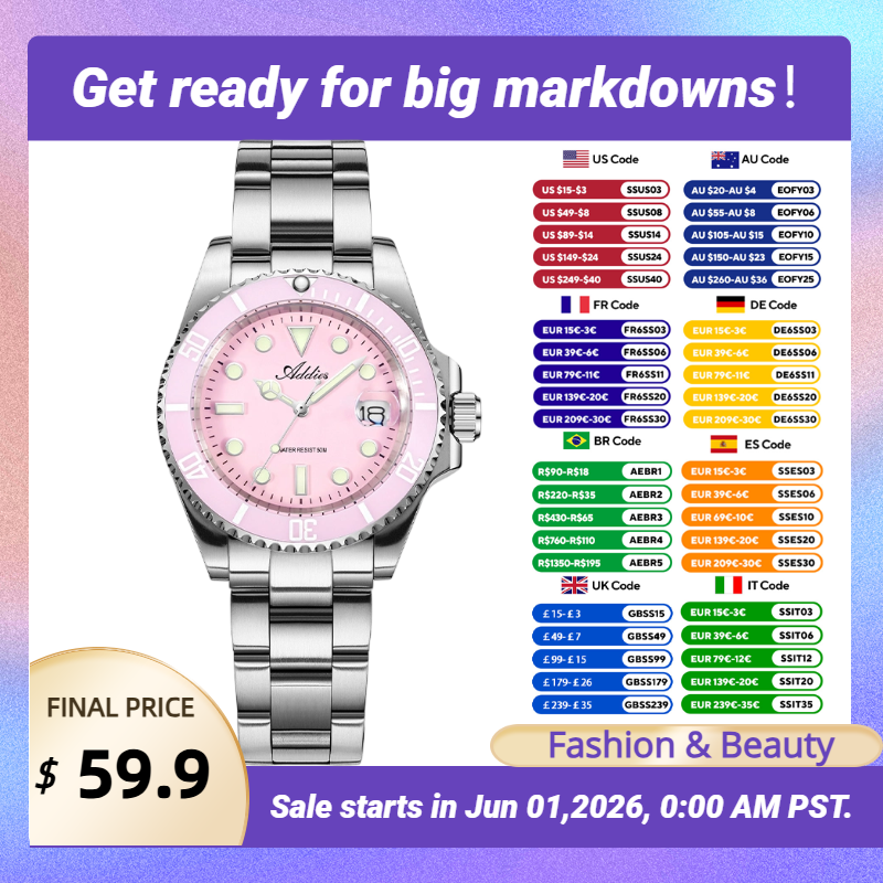 Addies New Women Watches Luxur – Butterfly Clasp Deployant recenzja i cena