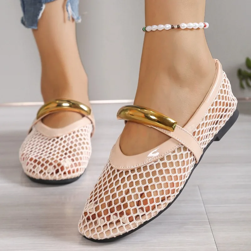 Women's Breathable Summer Roun – Mesh Strap Metal recenzja i cena