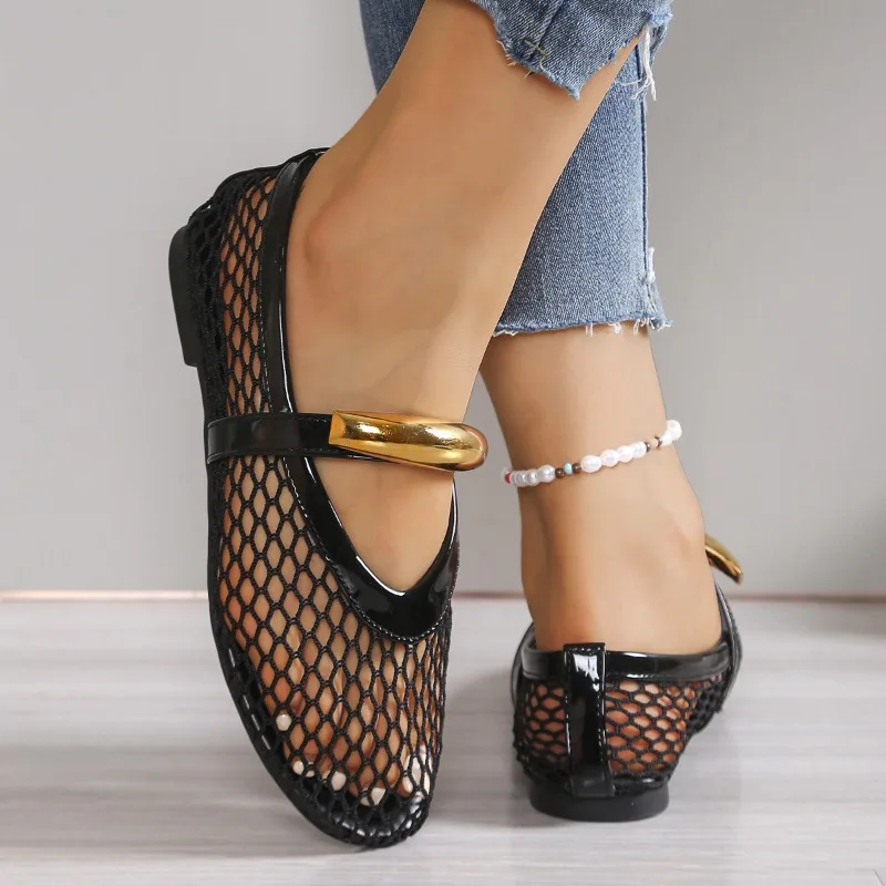 Women's Breathable Summer Roun – Mesh Strap Metal recenzja i cena