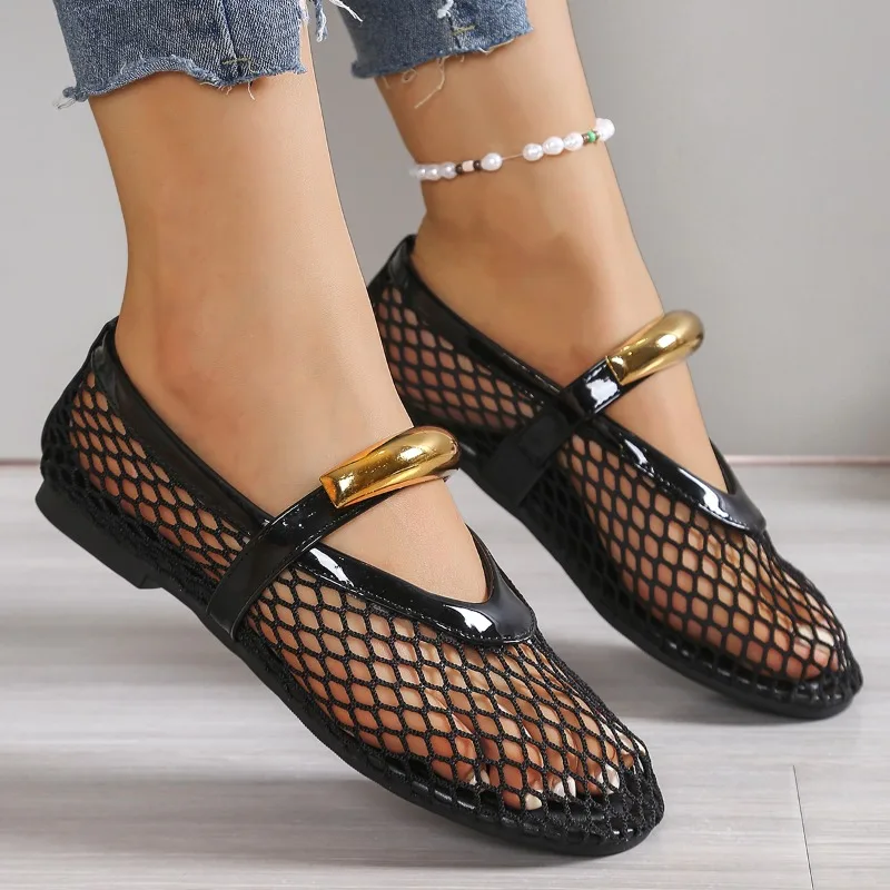 Women's Breathable Summer Roun – Mesh Strap Metal recenzja i cena