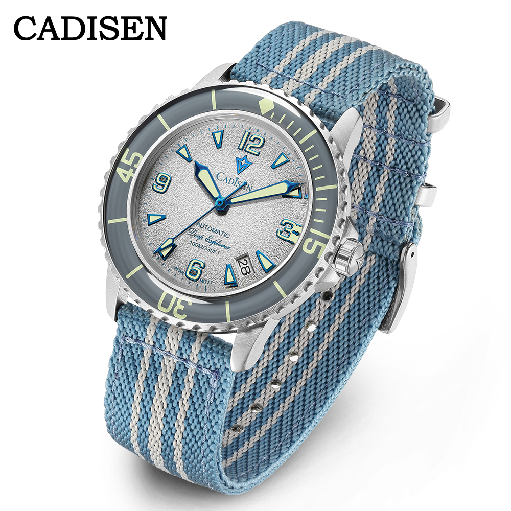 CADISEN Deep Explorer MIYOTA 8 – Canvas Strap Watch recenzja i cena