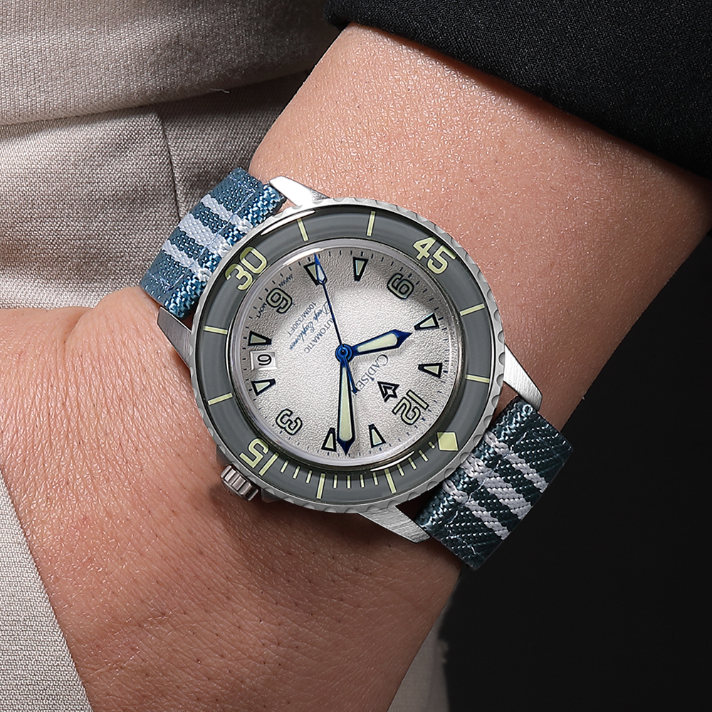 CADISEN Deep Explorer MIYOTA 8 – Canvas Strap Watch recenzja i cena