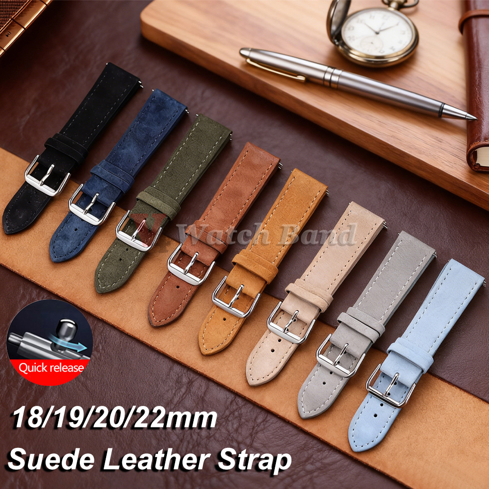 18/19/20/22mm Watch Band Genui – Suede Strap Watch recenzja i cena