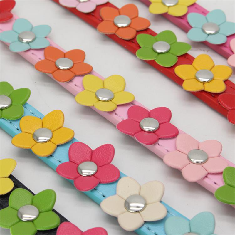 Pu Leather Colorful Flower Stu – Leather Strap Quick Release recenzja i cena