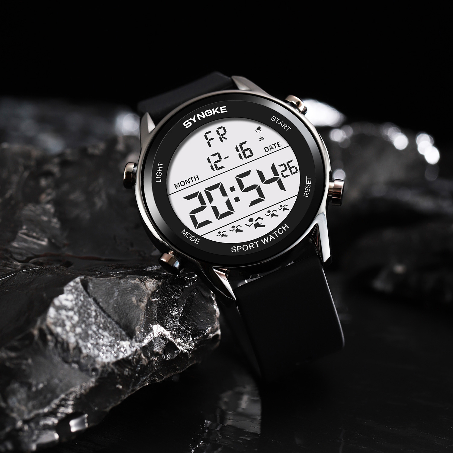 Digital Watches For Men Waterp – Rubber Strap Diver recenzja i cena