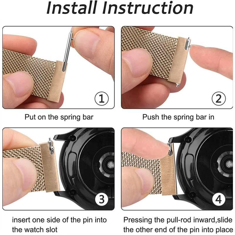 22/20mm Metal Milanese Loop St – Milanese Loop Magnetic recenzja i cena