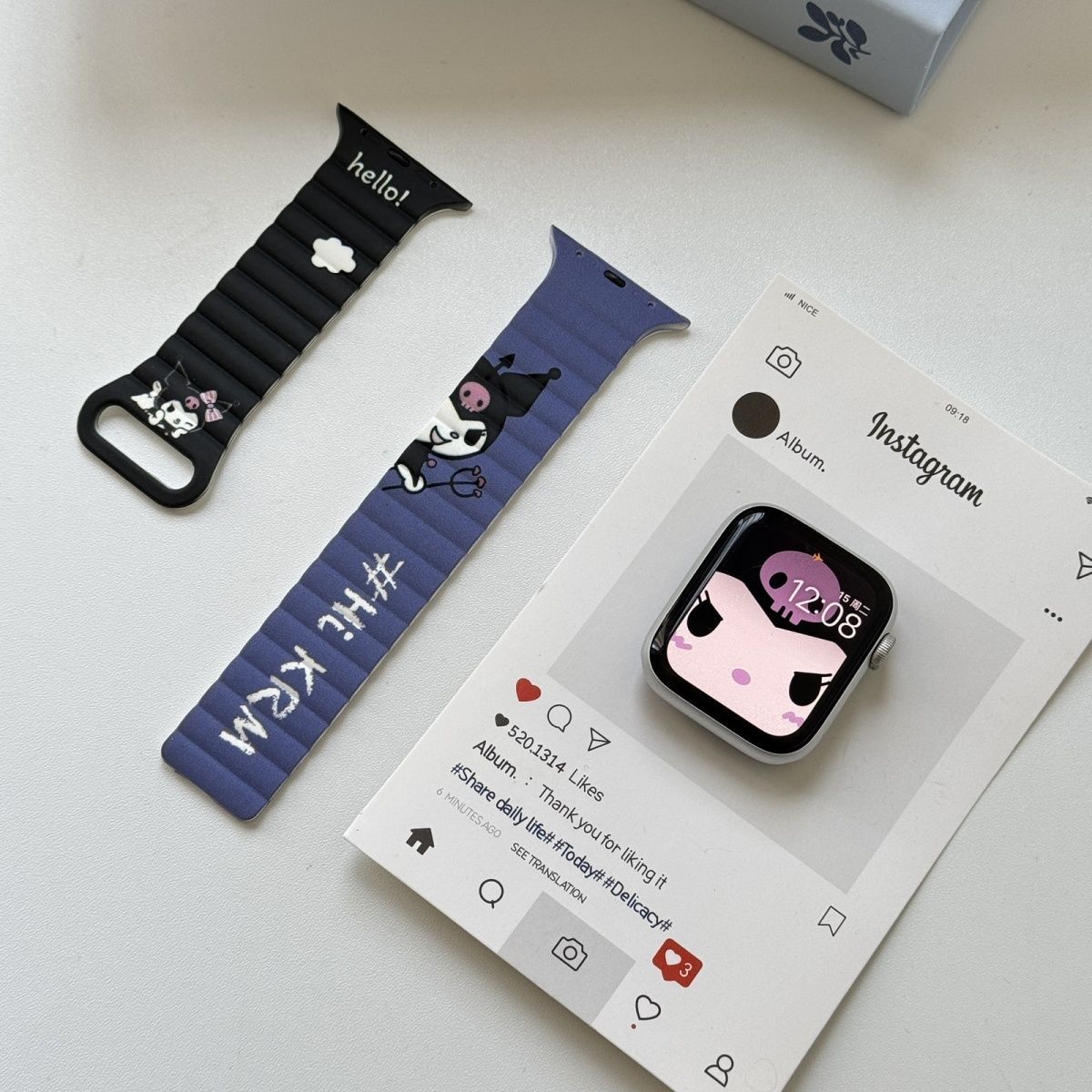 Anime Sanrio Hello Kitty Kurom – Silicone Band Women recenzja i cena
