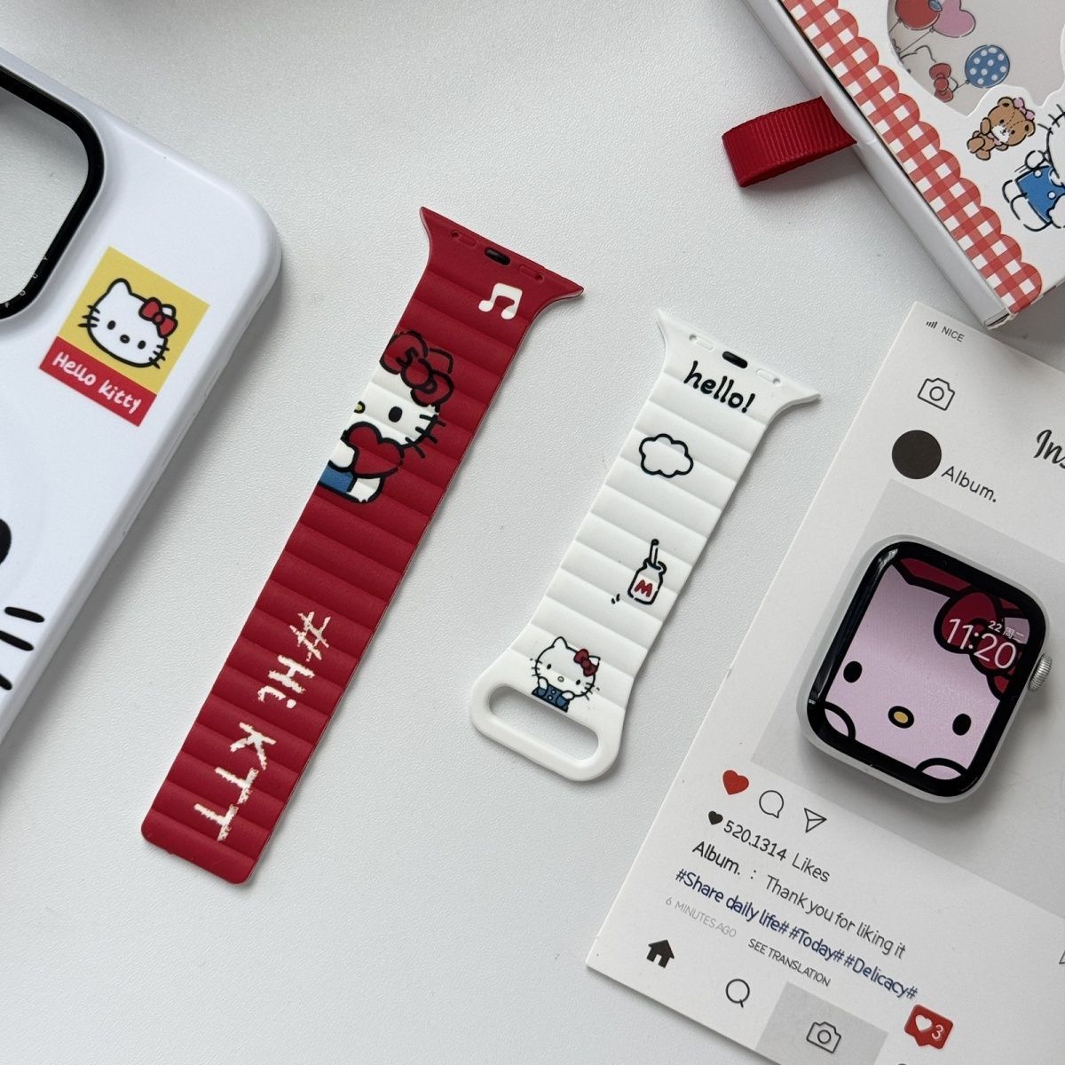 Anime Sanrio Hello Kitty Kurom – Silicone Band Women recenzja i cena