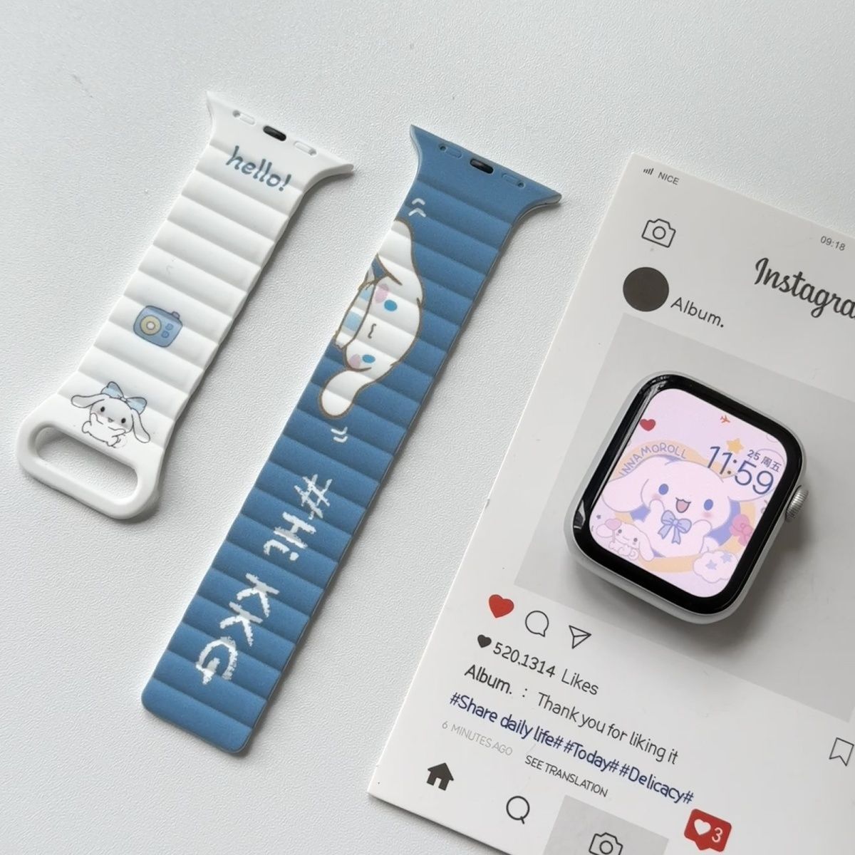 Anime Sanrio Hello Kitty Kurom – Silicone Band Women recenzja i cena