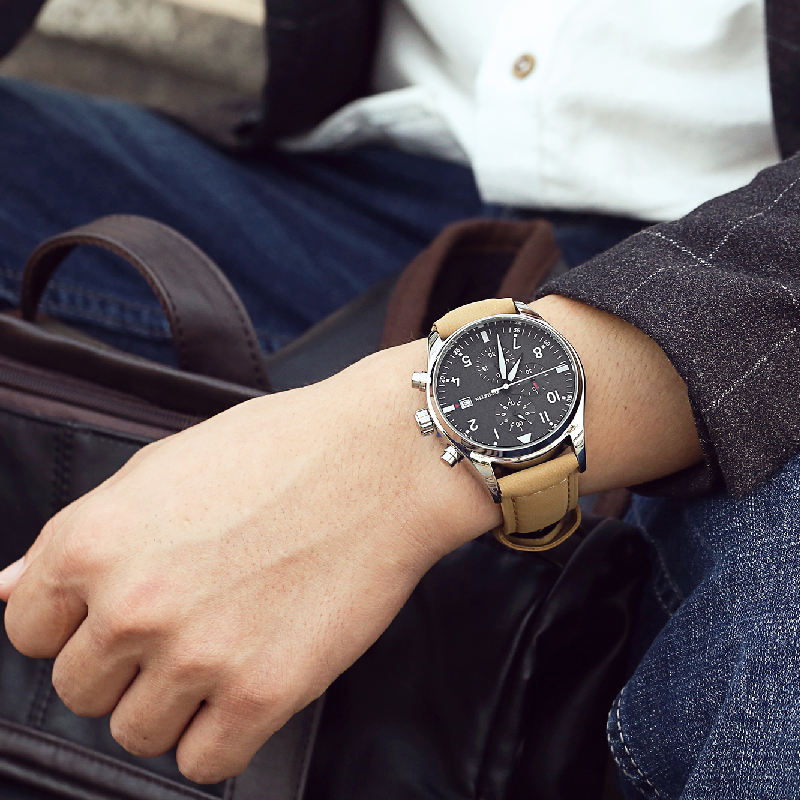 OCHSTIN Original Men Chronogra – Leather Watch Band Men recenzja i cena