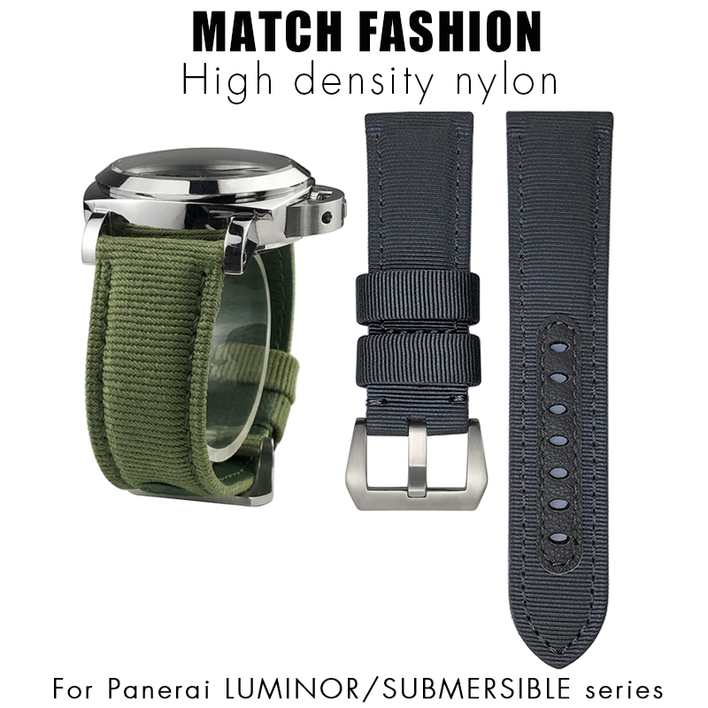 for Panerai 24mm New Nylon Wat – Canvas Strap Watch recenzja i cena