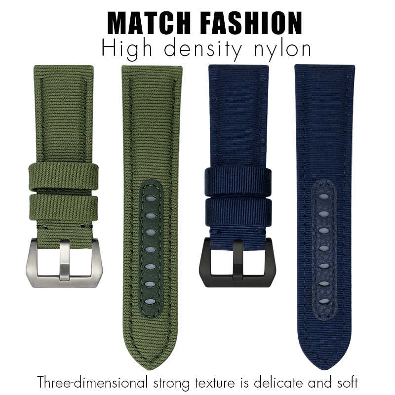 for Panerai 24mm New Nylon Wat – Canvas Strap Watch recenzja i cena
