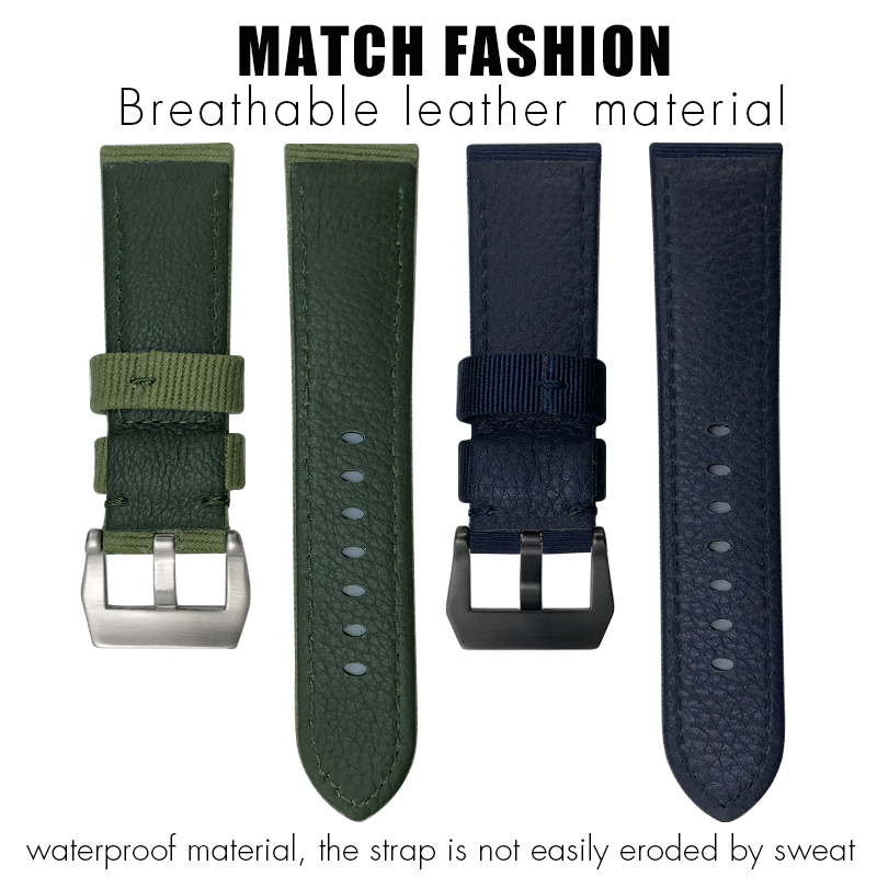 for Panerai 24mm New Nylon Wat – Canvas Strap Watch recenzja i cena