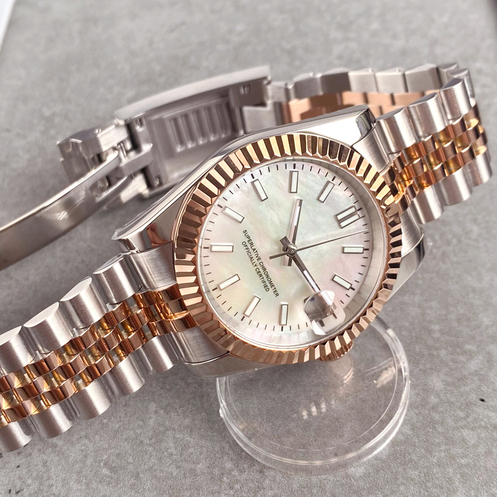Customized two tone rose gold  – Stainless Bracelet Diver recenzja i cena