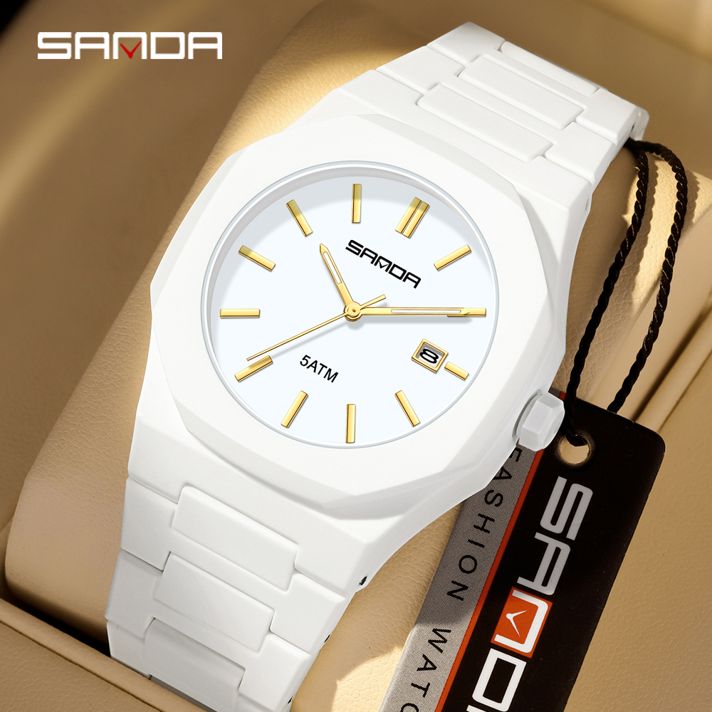 2025 SANDA Fashion Men's and W – Rubber Strap Diver recenzja i cena