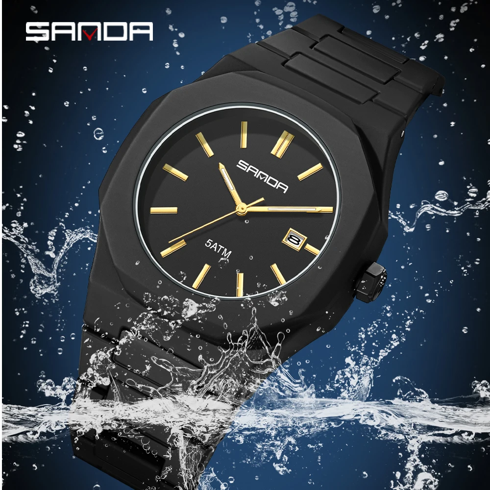 2025 SANDA Fashion Men's and W – Rubber Strap Diver recenzja i cena