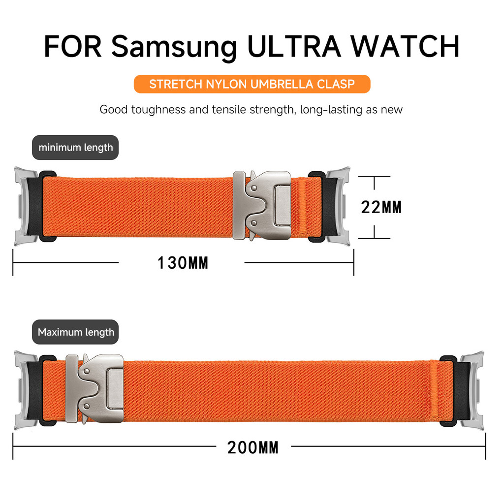 Nylon Strap For Samsung Galaxy – Parachute Strap Elastic recenzja i cena