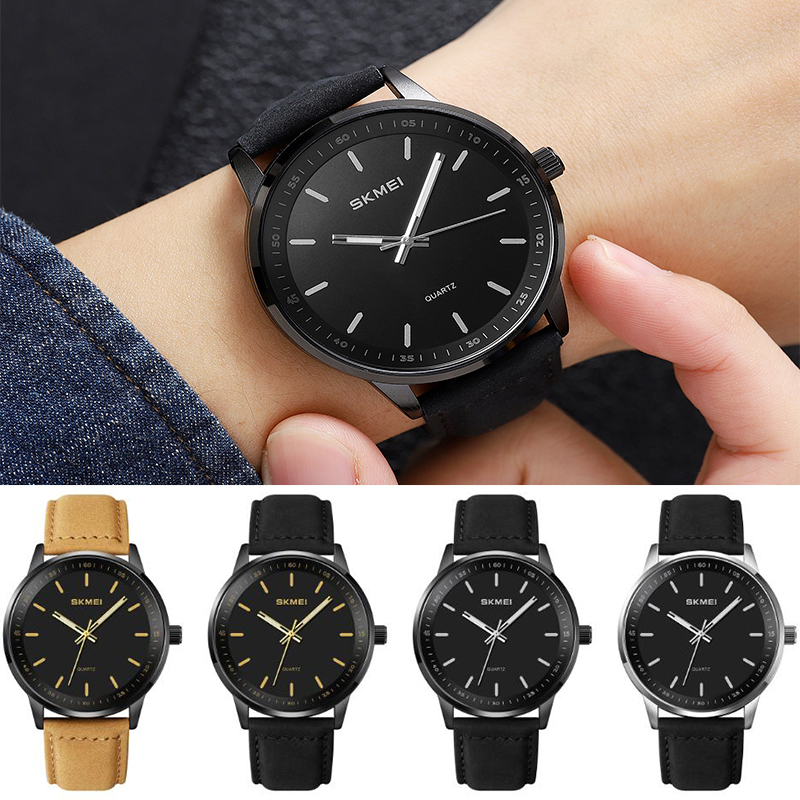 Skmei Original Brand Quartz Wa – Leather Watch Band Men recenzja i cena
