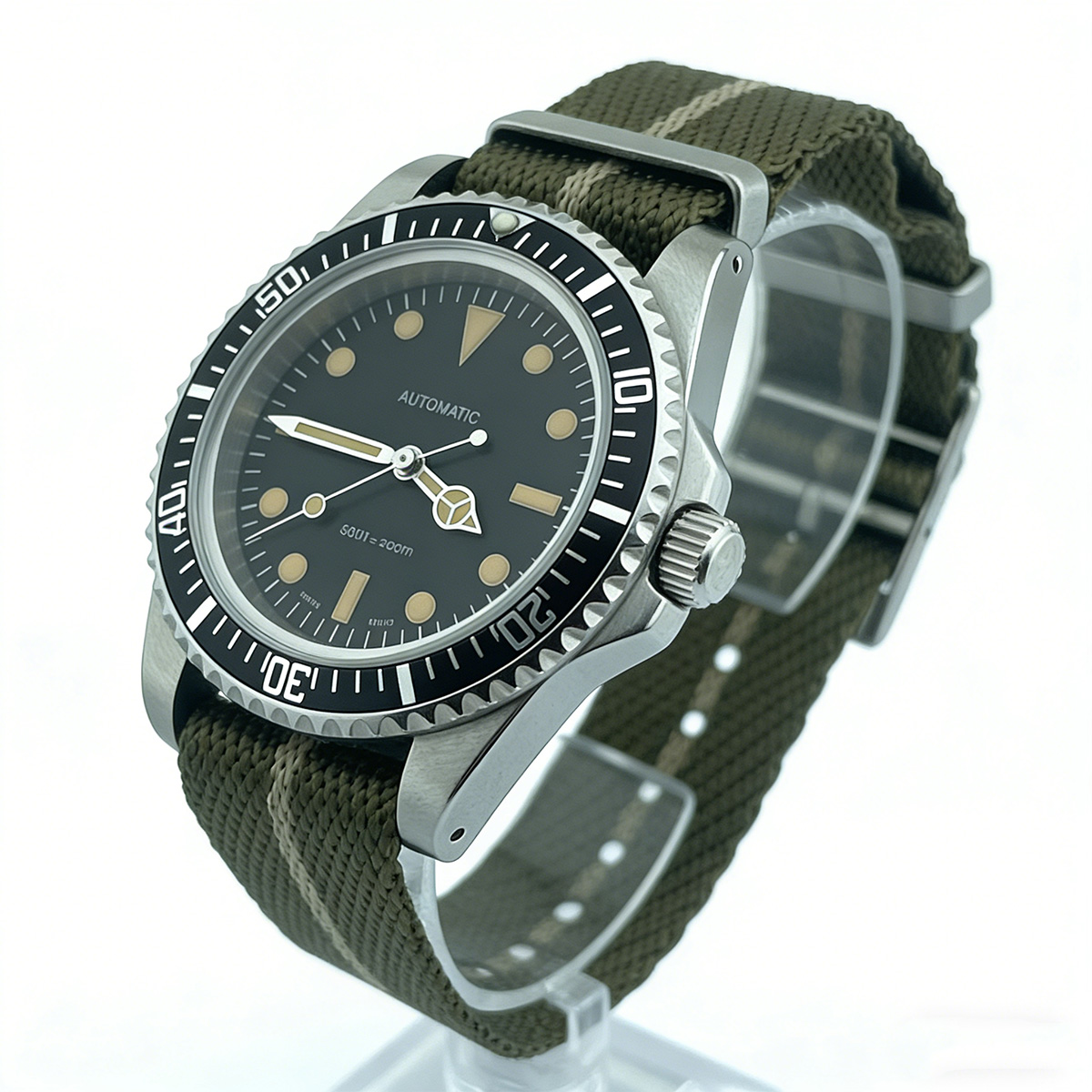 39.5mm Diver Retro watch sapph – Tropic Strap Vintage recenzja i cena