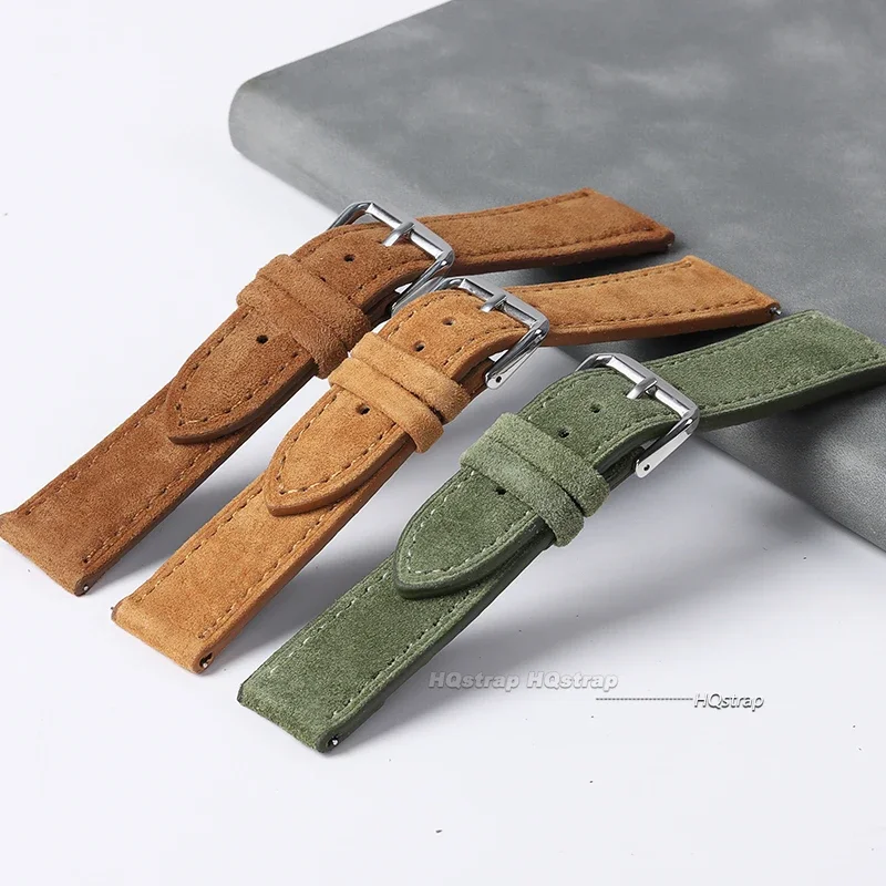 Suede Genuine Leather Watchban – Suede Strap Watch recenzja i cena
