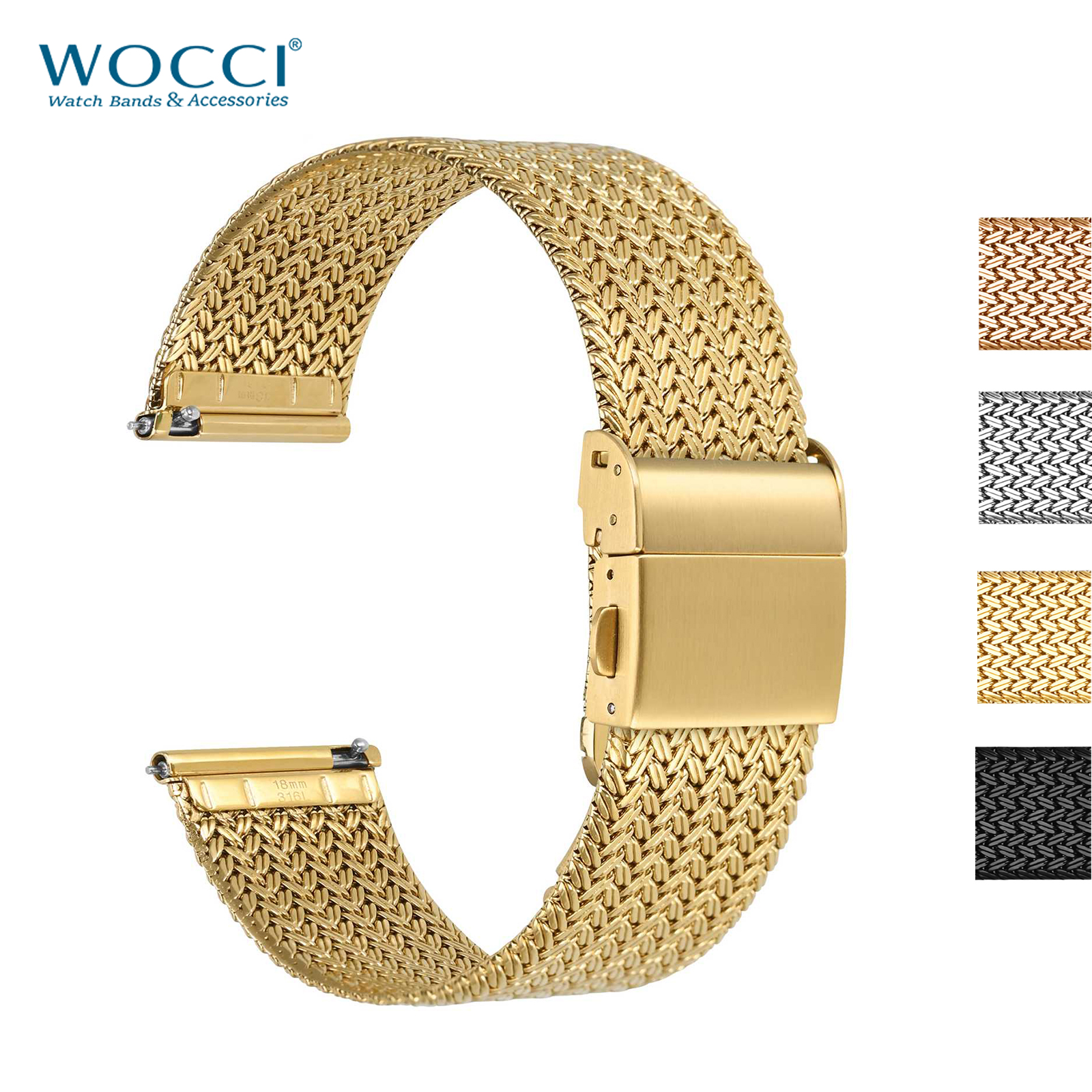 WOCCI Metal Watch Bands 316L S – Mesh Strap Metal recenzja i cena