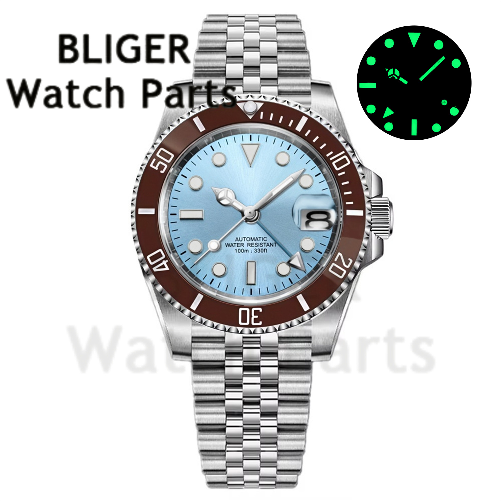 Custom Fashion GMT 40mm Men NH – Stainless Bracelet Diver recenzja i cena