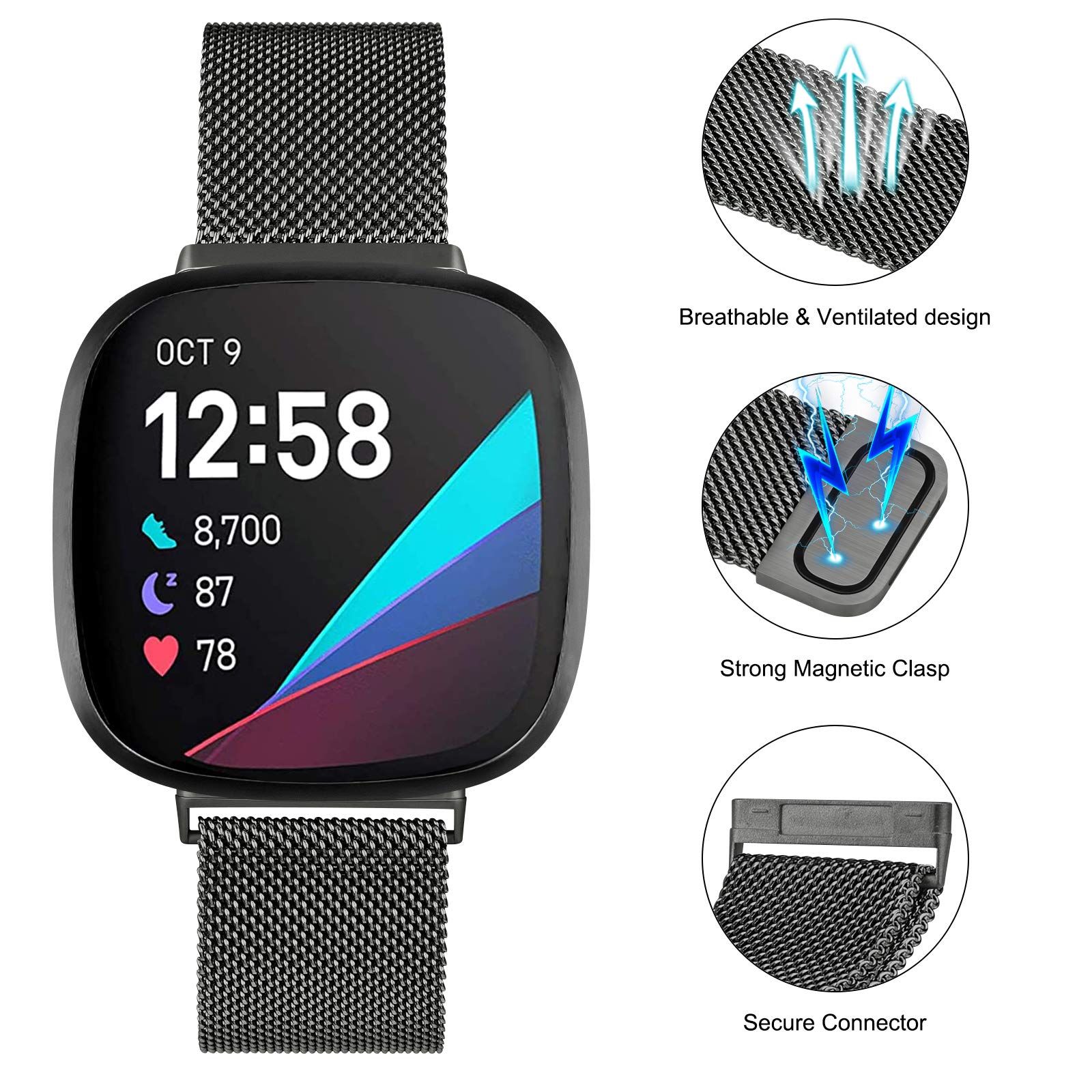 Milanese Loop strap for Fitbit – Milanese Loop Magnetic recenzja i cena