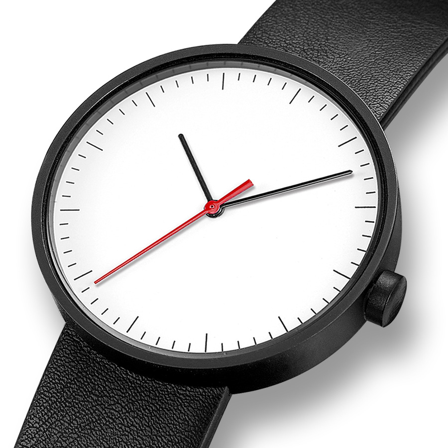 UTHAI Watch Men Simple Trendy  – Leather Watch Band Men recenzja i cena